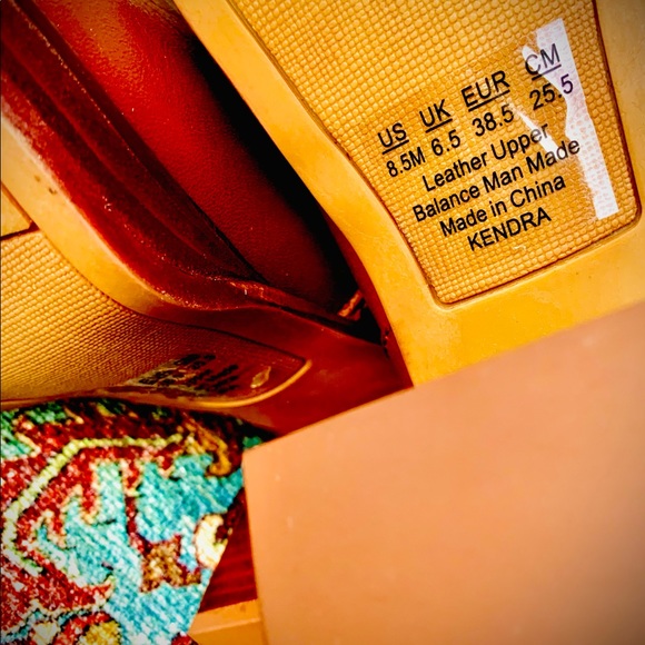 SOLD Franco Sarto | NWT Cognac brown leather boots - Picture 4 of 9